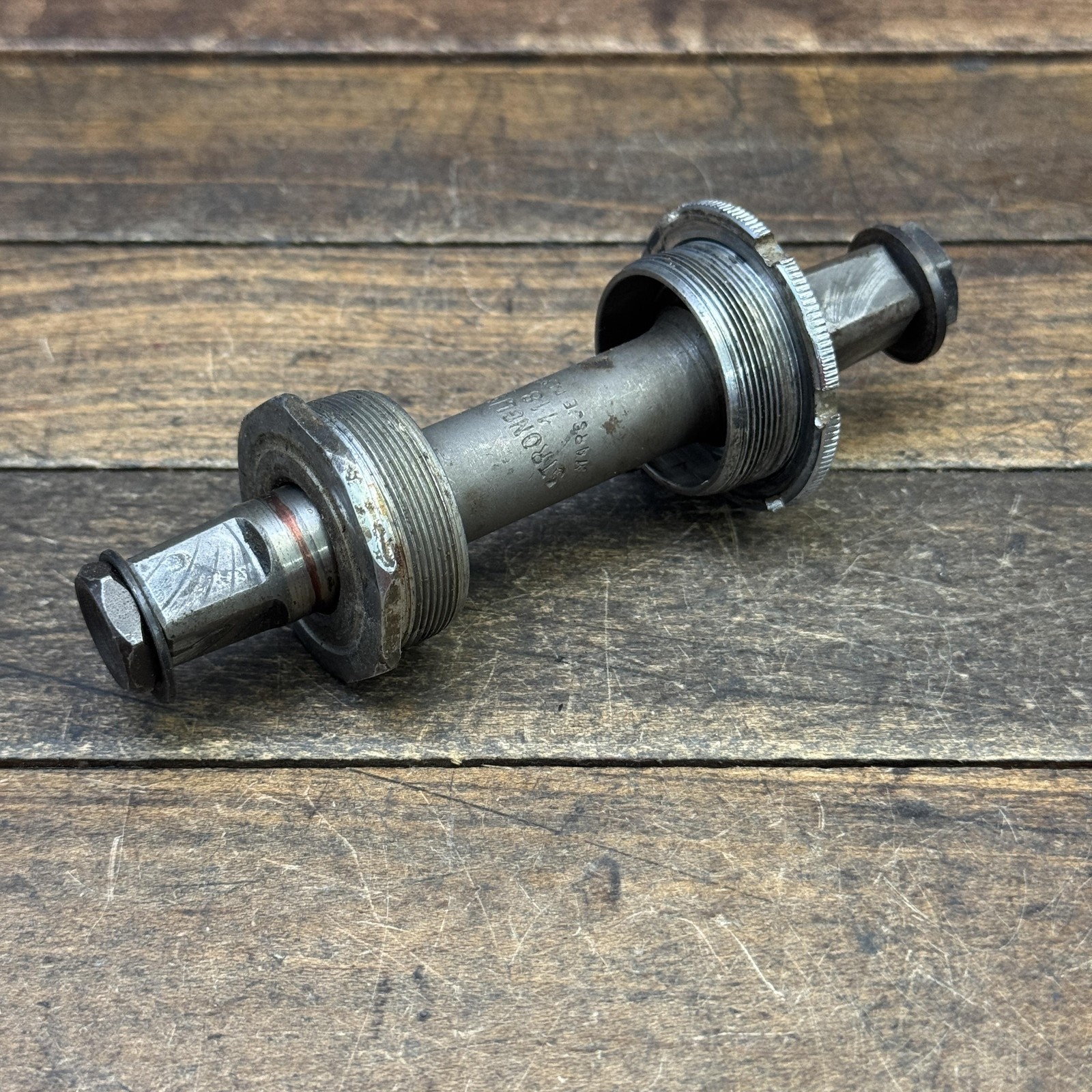 Vintage Stronglight 118 Bottom Bracket 68mm 118mm France Square Taper
