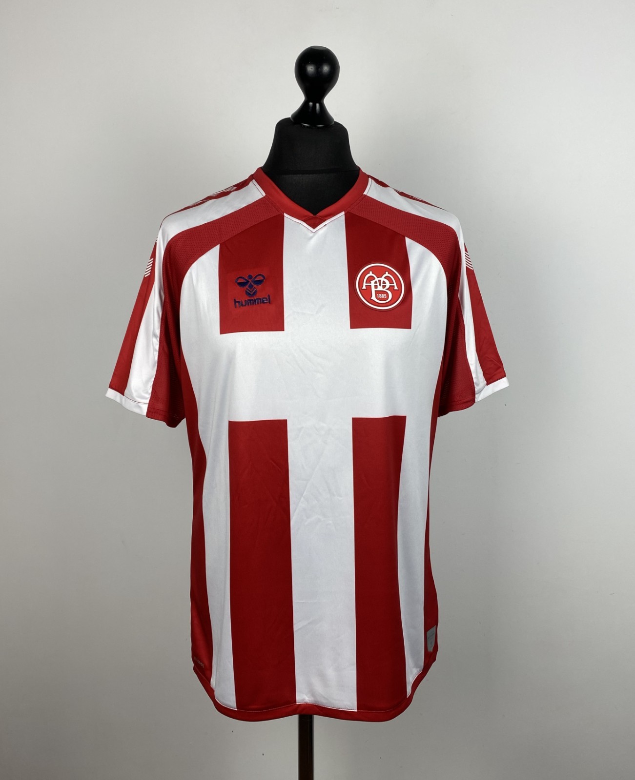 Aalborg BK Denmark home football shirt 19/20 Hummel Size L BNWT