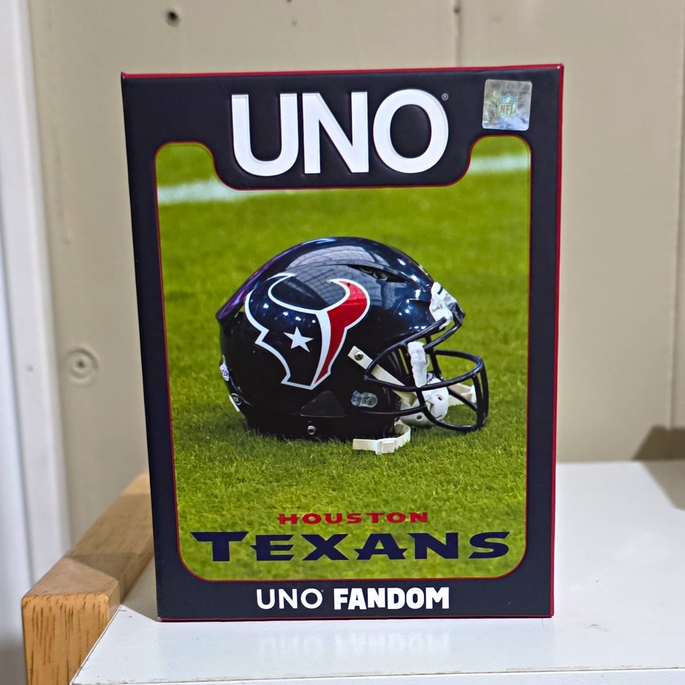 Mattel Games UNO Fandom Houston Texans NFL Card Game 2-10 Players 2024