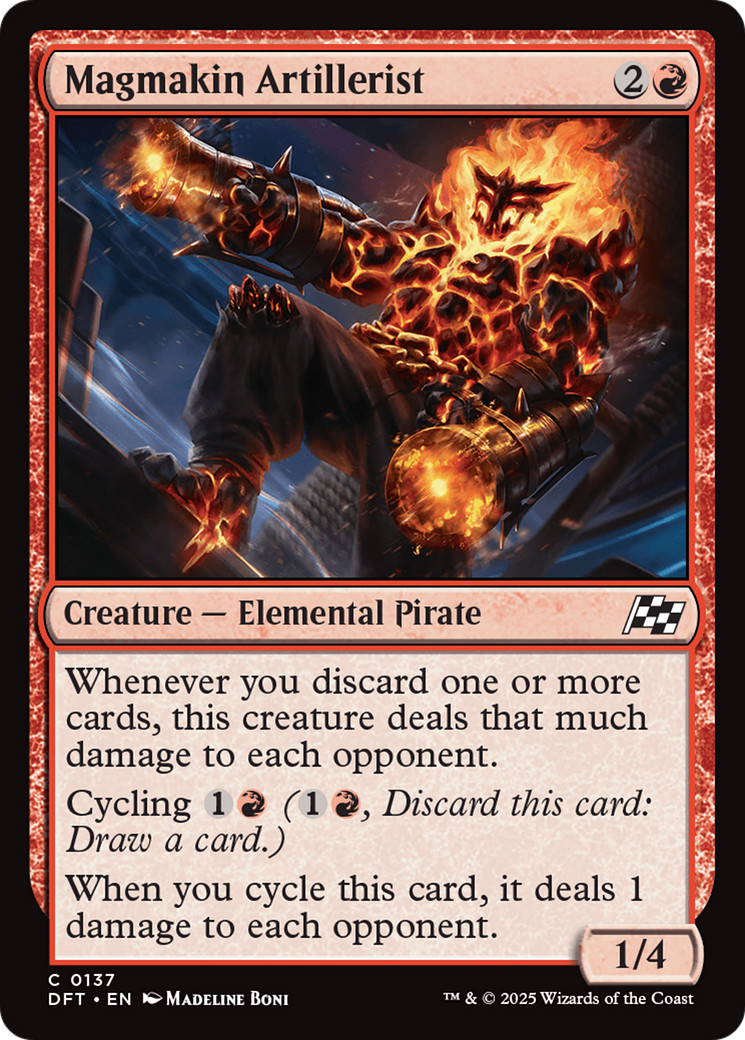 x4 Magmakin Artillerist DFT Aetherdrift MTG 137 COMMON M/NM 4x x4 Magmakin Artillerist DFT Aetherdrift MTG 137 COMMON M/NM 4x