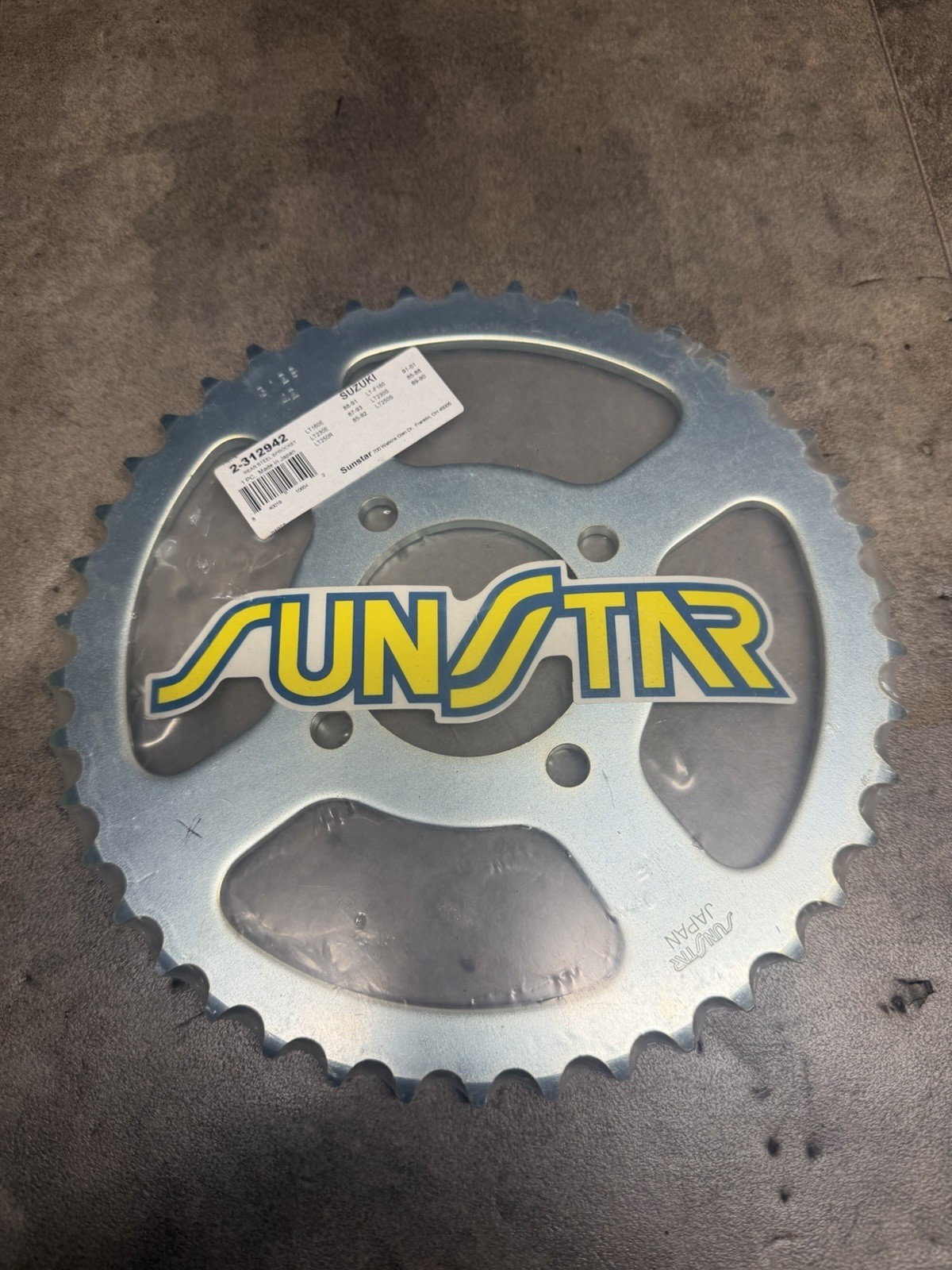 1985-86 Suzuki Lt250r NOS Sunstar Front And Rear Sprockets DRZ/RM/DR see Pics