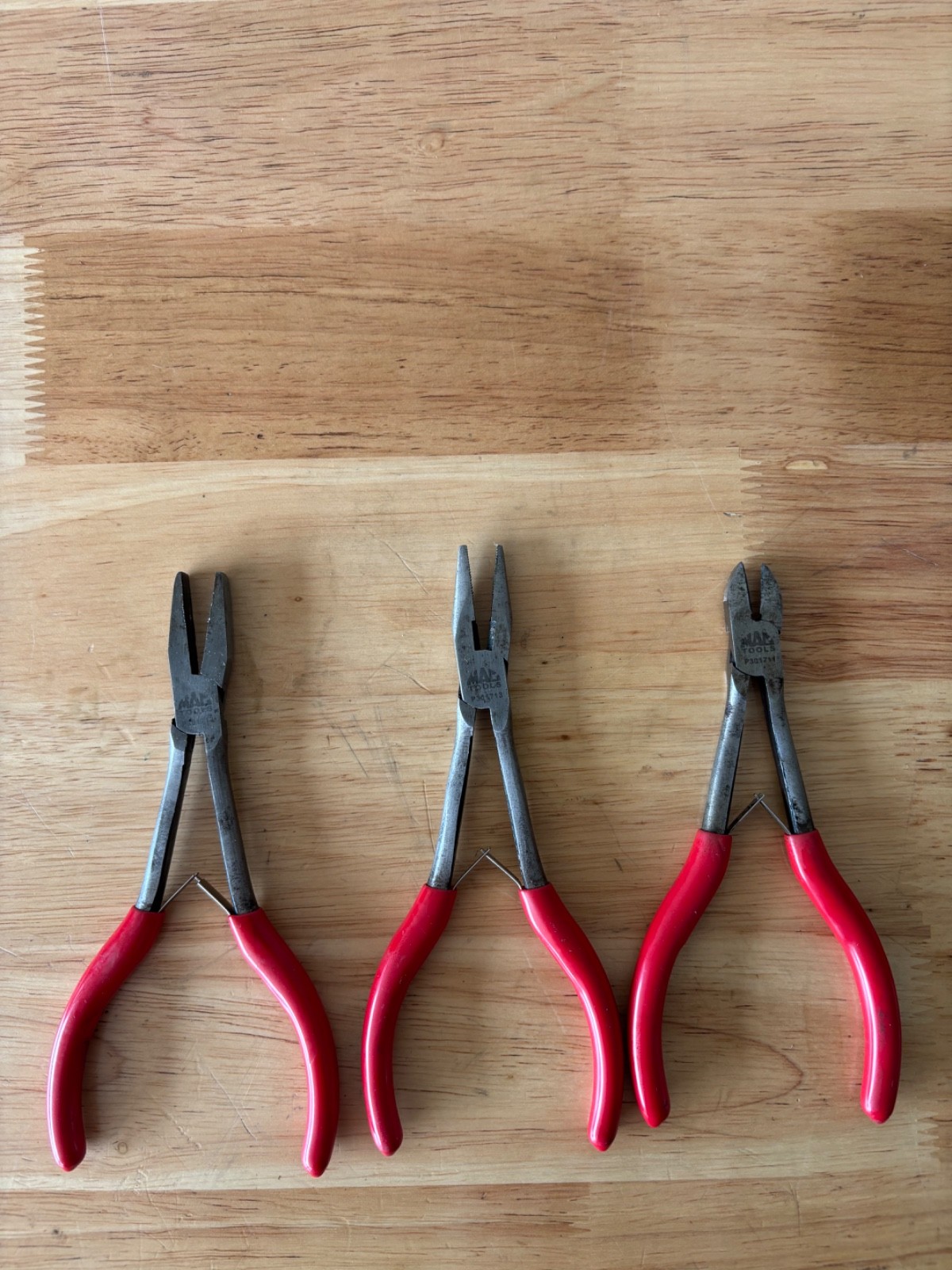 MAC 3 pc mini long reach pliers MAC 3 pc mini long reach pliers