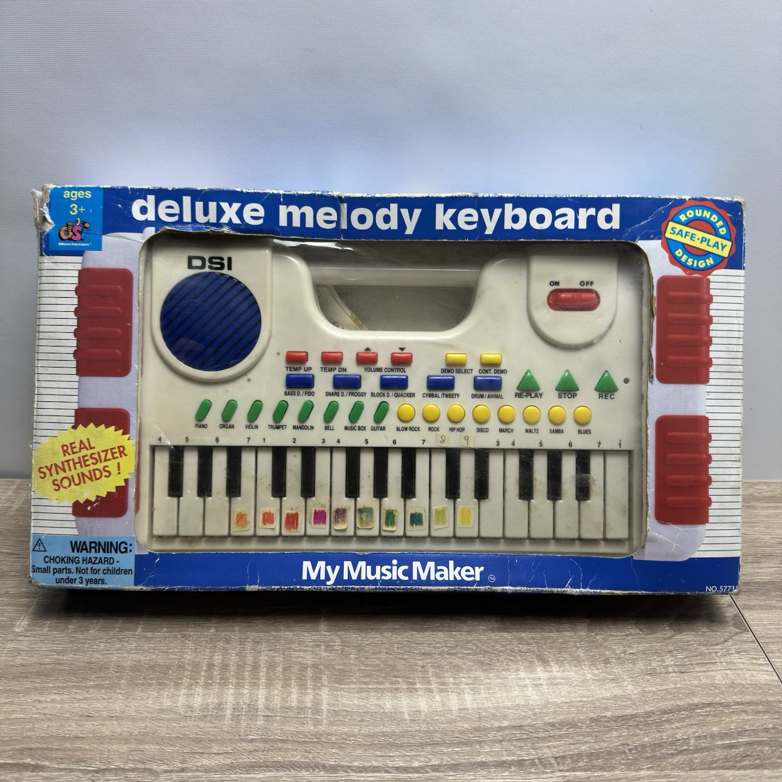 Radio Shack DSI My Music Maker Deluxe Melody Keyboard Toy 1993 Retro Piano Boxed Radio Shack DSI My Music Maker Deluxe Melody Keyboard Toy 1993 Retro Piano Boxed