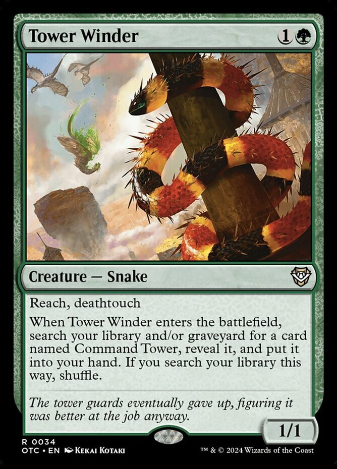 Tower Winder NM-Mint Commander: Outlaws of Thunder Junction MTG