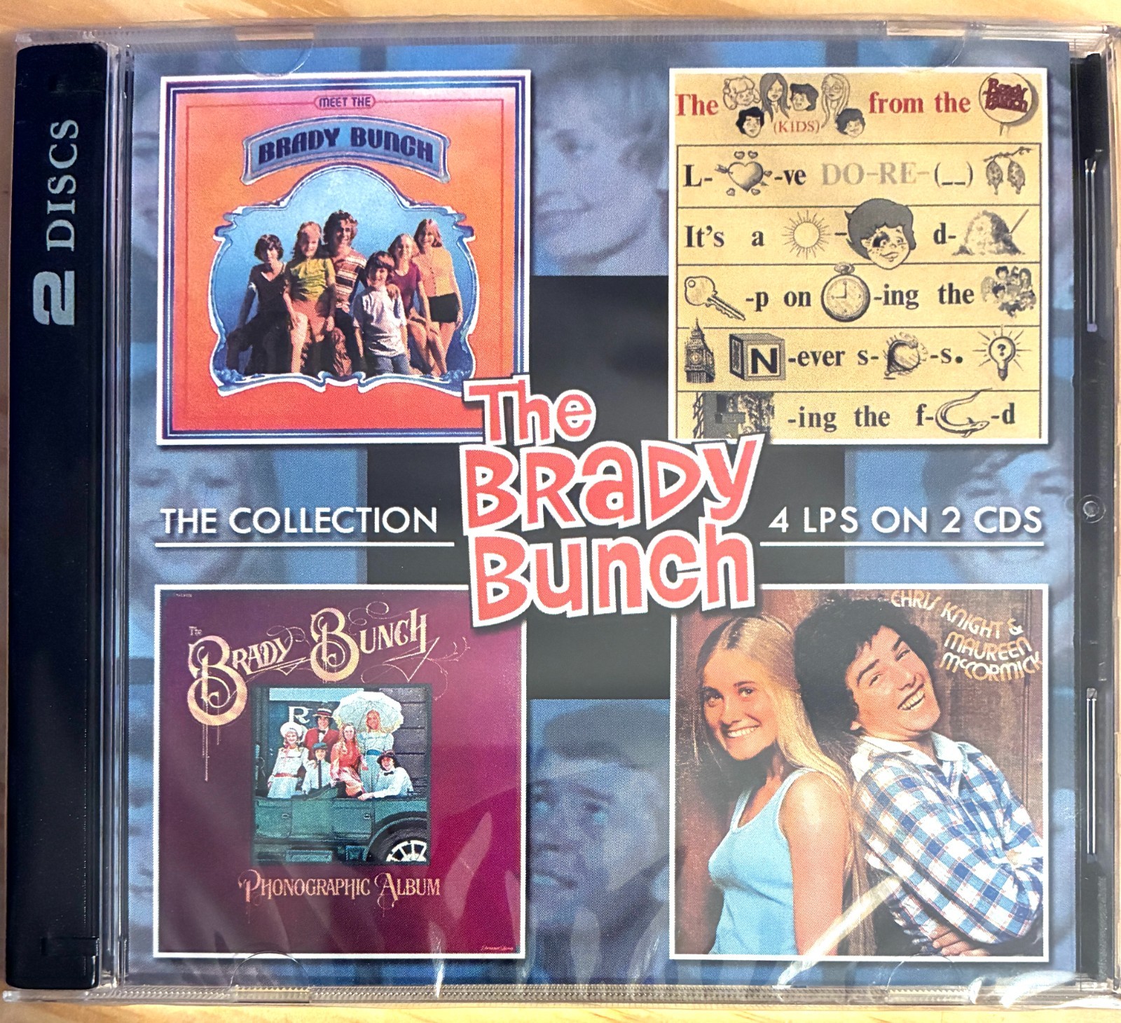 THE BRADY BUNCH - Collection (4 LPs on 2 CDs, Import) Factory Sealed, 43 Tracks