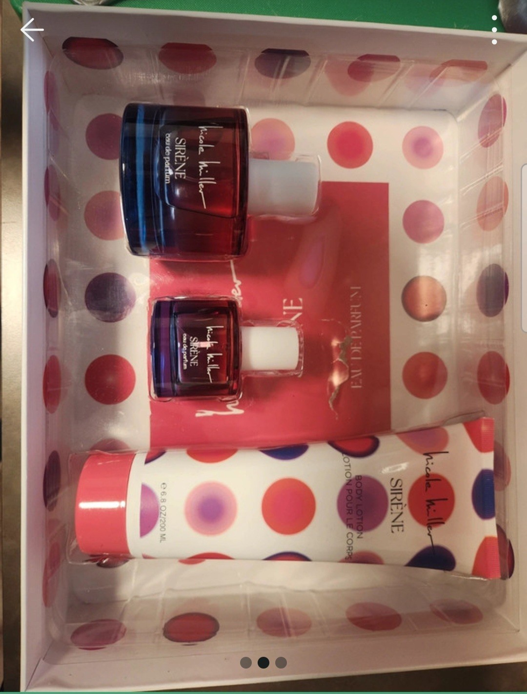 Sirene by Nicole Miller, 3 Piece Gift Set for Women