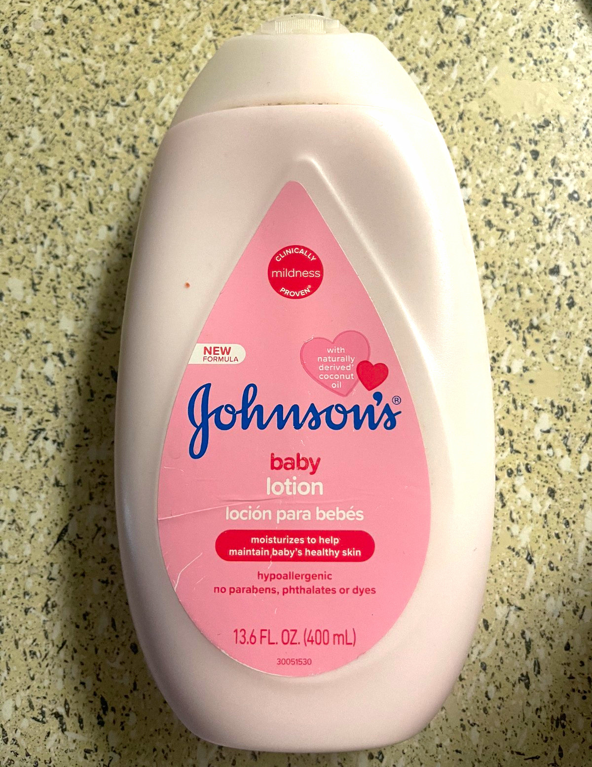 JOHNSON\'S Baby Lotion Hypoallergenic Paraben-Free 13.6 fl oz - 2 Pack . NEW JOHNSON\'S Baby Lotion Hypoallergenic Paraben-Free 13.6 fl oz - 2 Pack . NEW
