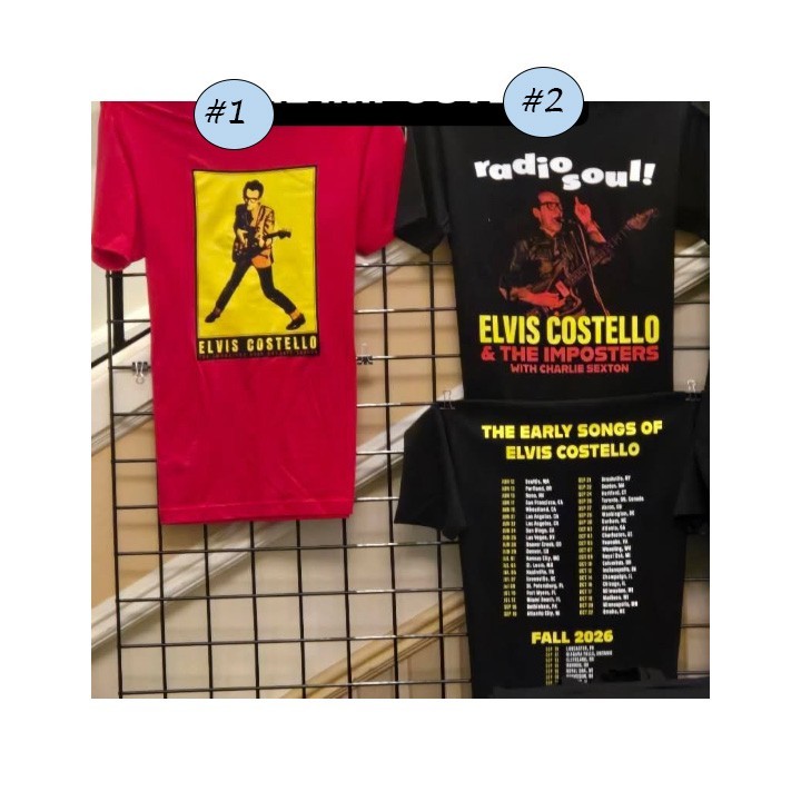 NewElvis Costello Concert Shirt The Imposters Fall Tour 2026 Merch Tee Reprint