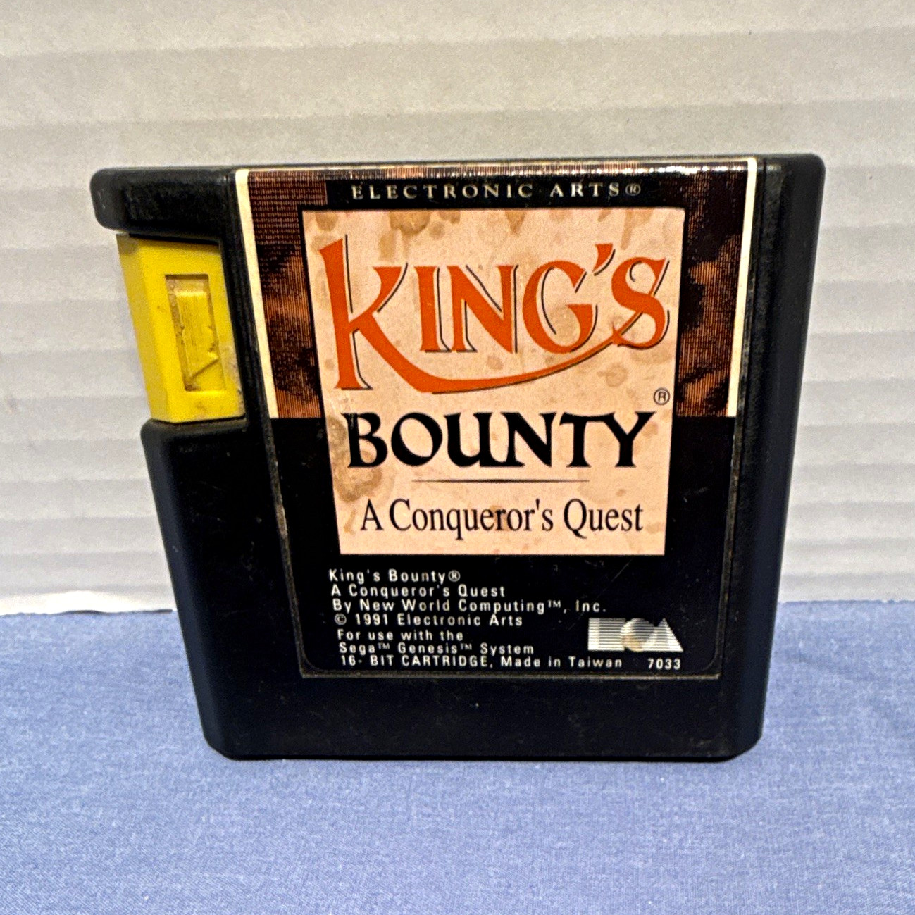Electronic Arts King\'s Bounty: A Conqueror\'s Quest Sega Genesis 1991 Cartridge Electronic Arts King\'s Bounty: A Conqueror\'s Quest Sega Genesis 1991 Cartridge