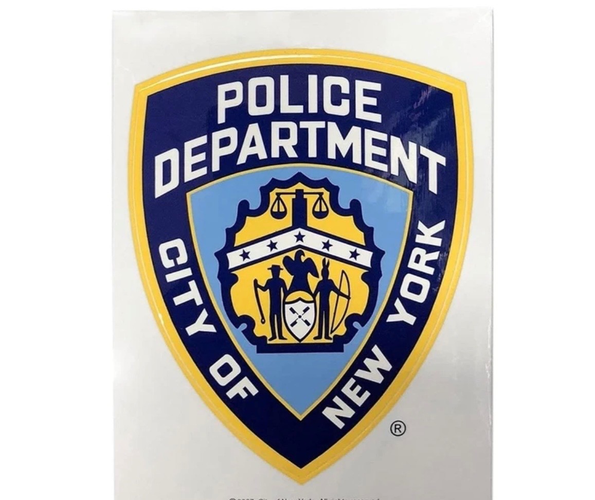 Officially Licensed NYPD Sticker Decal