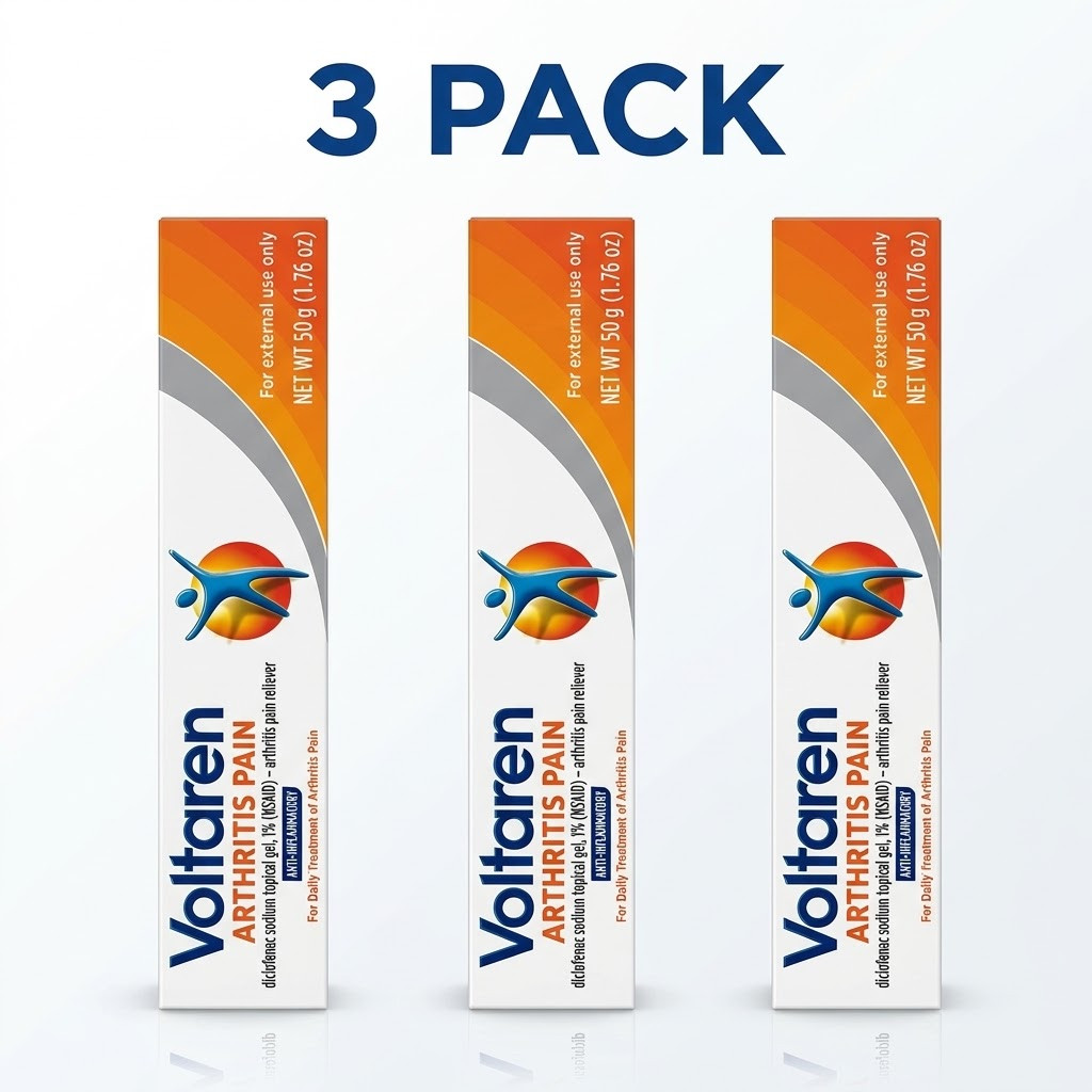 Arthritis Pain Gel for Pain relief 1.76 oz（50g）3Pack- Fast  Exp2027