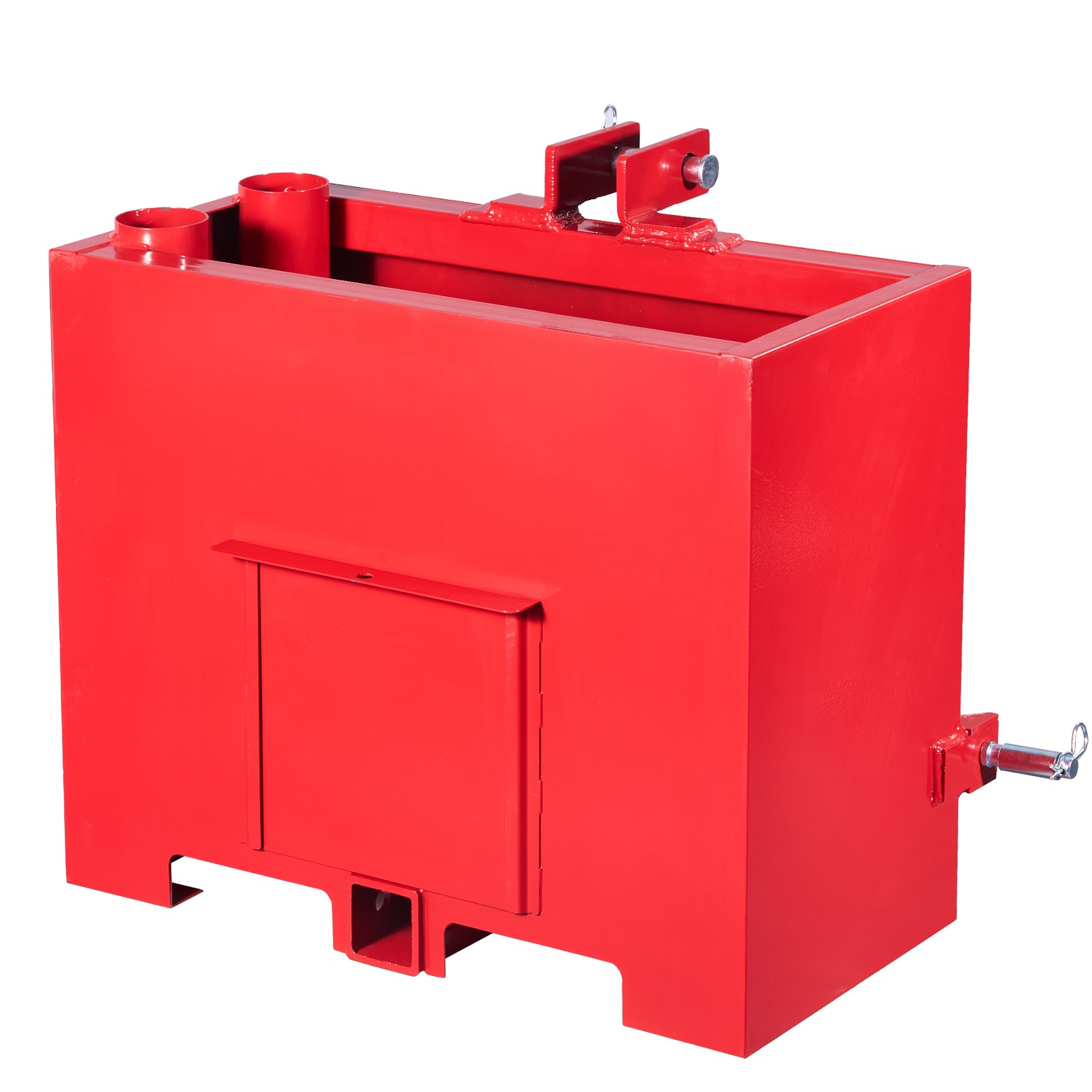 Ballast Box 3 Point Category 1 Tractor Quick Tach Hitch Counterweight Red Ballast Box 3 Point Category 1 Tractor Quick Tach Hitch Counterweight Red