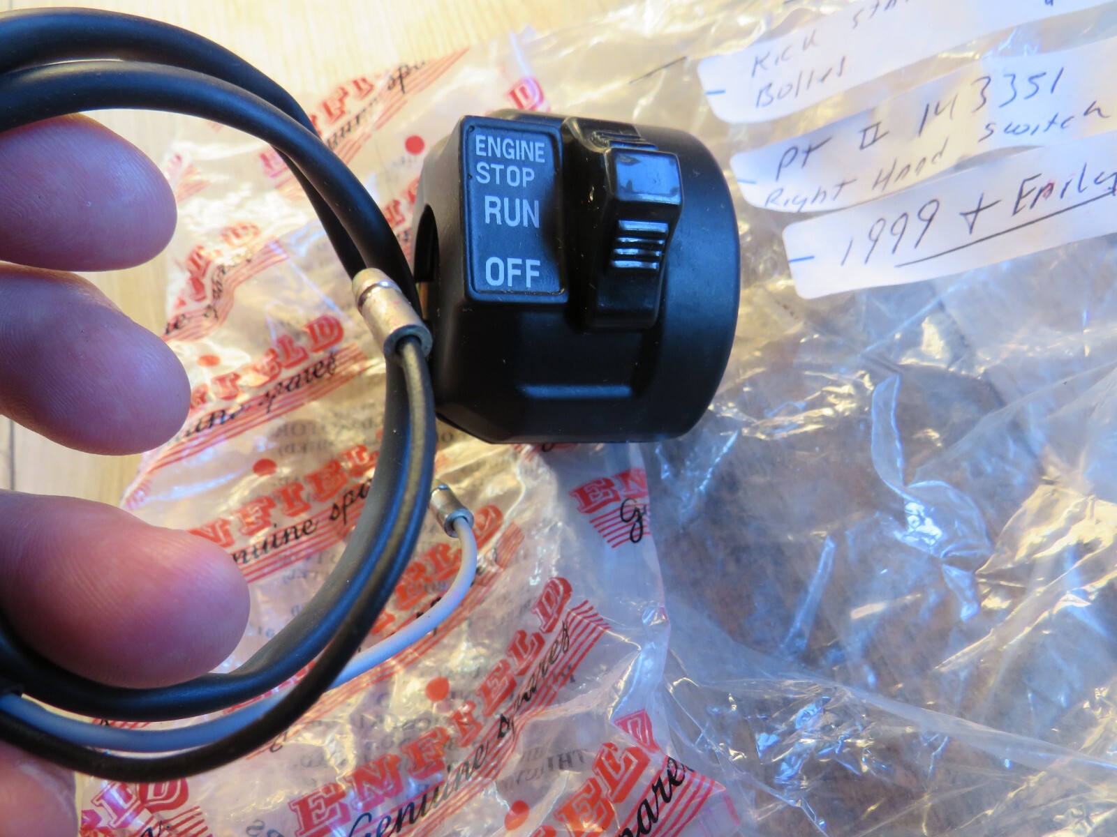 OEM Royal Enfield Bullet Rotor body Minda ON OFF Kill switch 143351 OM25