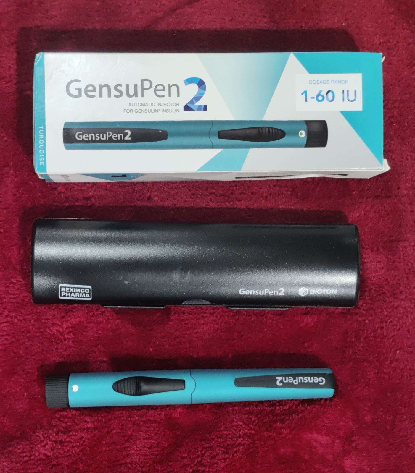 Gensupen 2 Auto Injection Pen- with Case - Convipen substitute