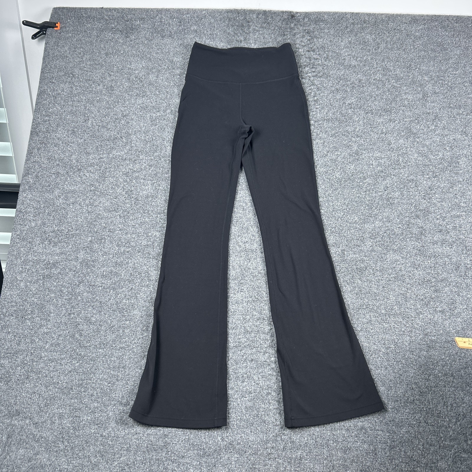 Lululemon Pants Womens 6 Black High Rise Flared Groove Yoga Leggings Athletic