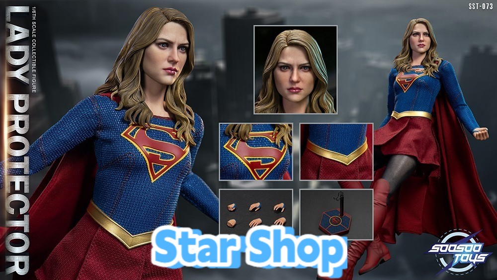 New Soosootoys SST-073 1/6 Lady Protector Supergirl Action Figure Model In Stock