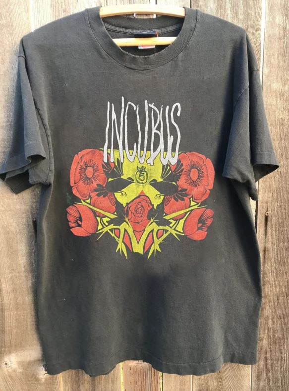 Vintage 2004 Incubus Tour Shirt Graphic Charcoal Unisex T shirt Reprint KH17758