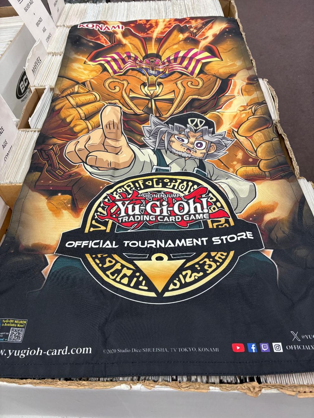 YuGiOh Exodia The Forbidden One OTS Banner 24in x 48in UNUSED NEW YuGiOh Exodia The Forbidden One OTS Banner 24in x 48in UNUSED NEW