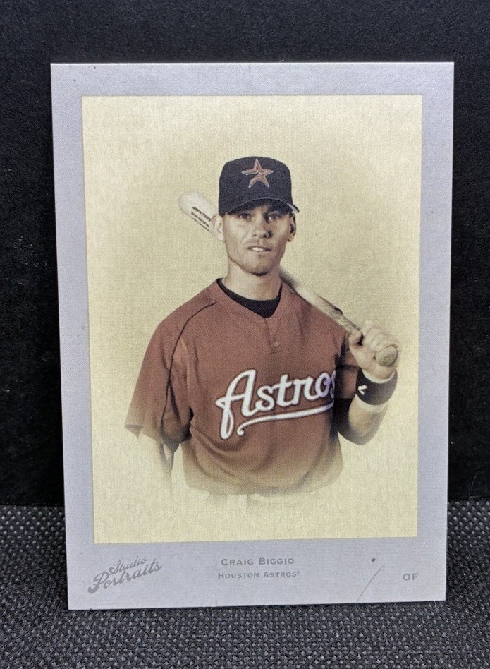 2005 Donruss Studio - Portraits Zenith Craig Biggio #SP-97 Estrellas 1/10 RARE