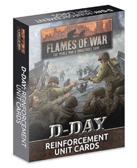 Flames of War FW275U D-Day: Reinforcement Unit Cards Flames of War FW275U D-Day: Reinforcement Unit Cards