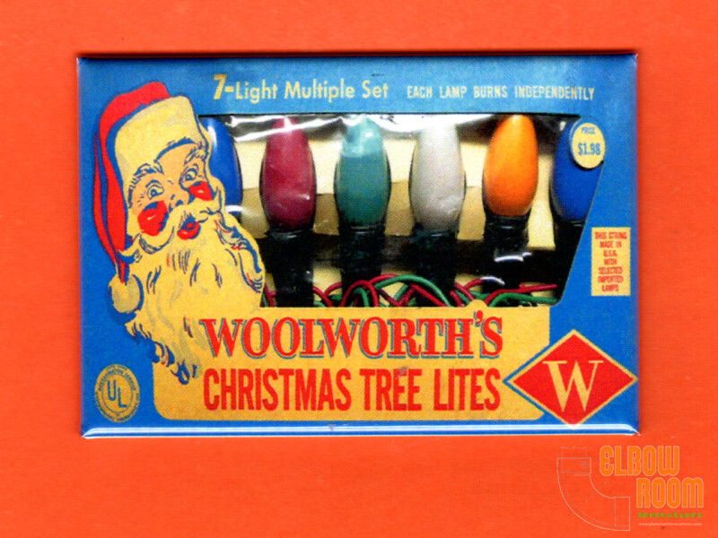 Vintage Woolworth's Christmas Lites box art 2x3 Vintage Woolworth's Christmas Lites box art 2x3