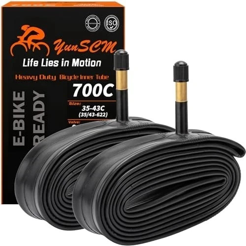 700C Heavy Duty Bike Tubes 700x35C/38C/40C/43C AV48 Schrader Valve 700x35/43c Fr