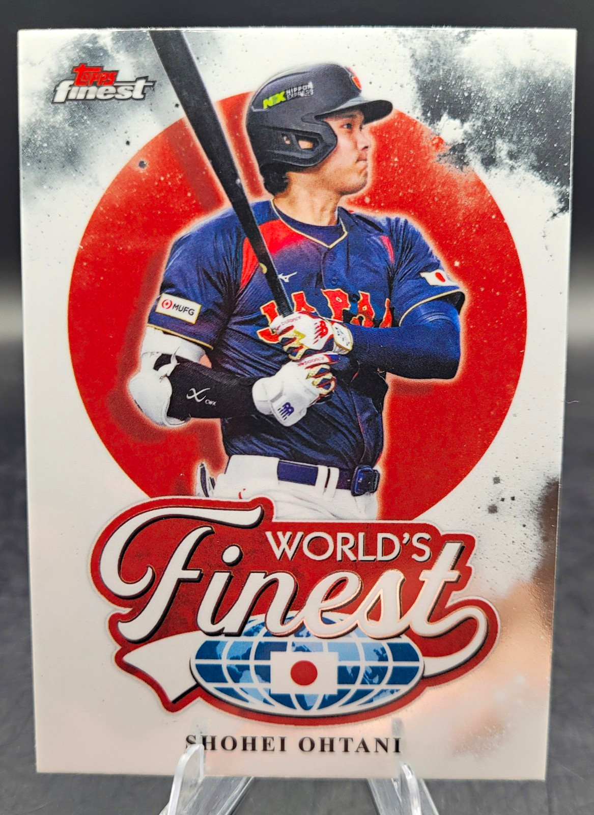 Topps 2026 Finest Shohei Ohtani Team Japan World’s Finest #WF-22 WBC Topps 2026 Finest Shohei Ohtani Team Japan World’s Finest #WF-22 WBC