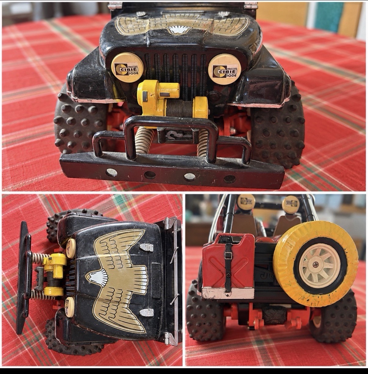 Vintage 1983 Tokyo Marui Super Wheelie CJ-7 Golden Eagle RC Jeep