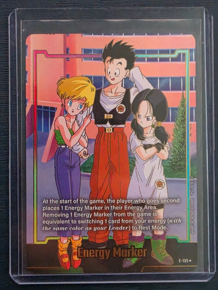 Dragon Ball Fusion World Story Booster ST01 Gold Energy Marker E 155 Alt Art