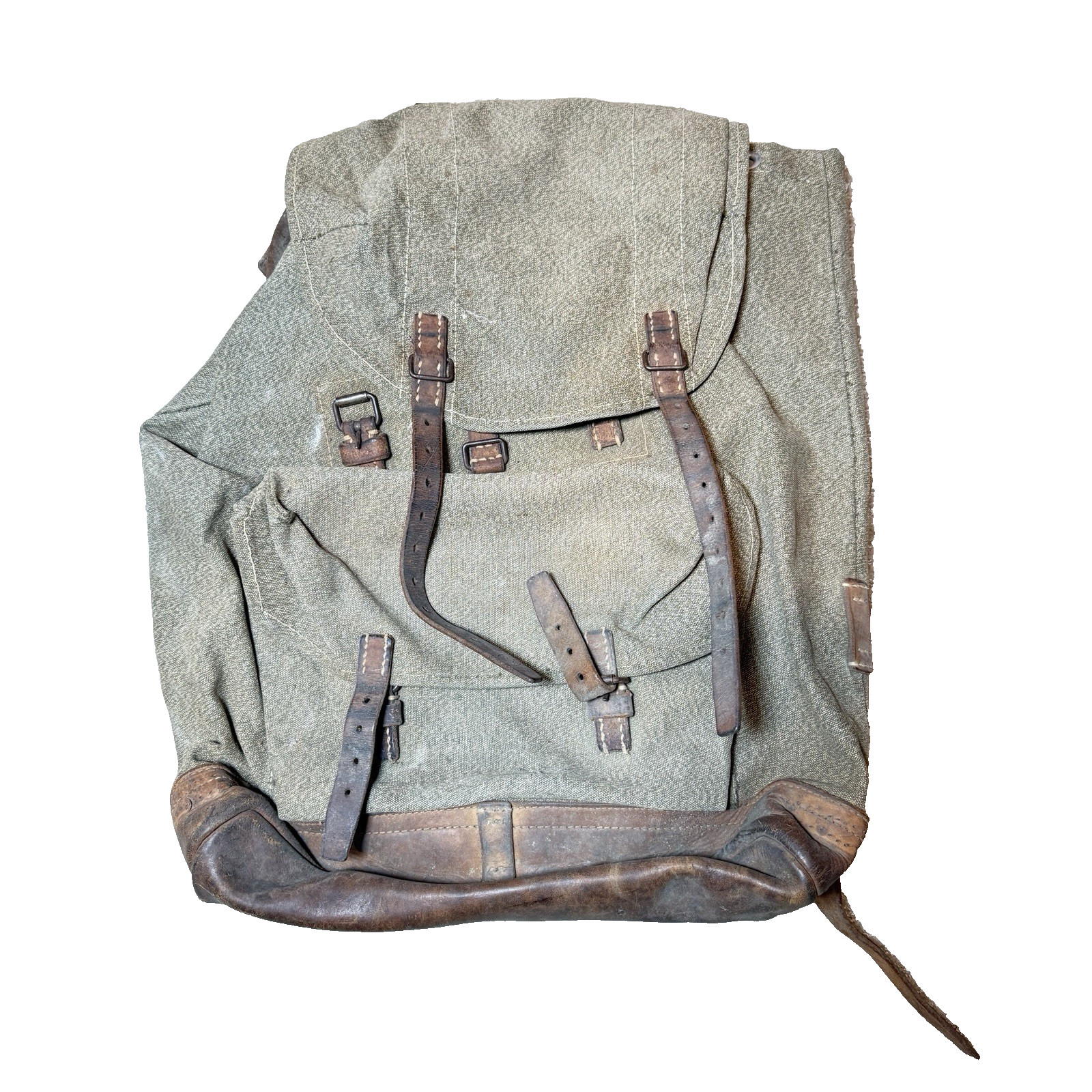 1954 A. LEHMANN Hasle Swiss Army Backpack Rucksack Hiking Salt Pepper Bag