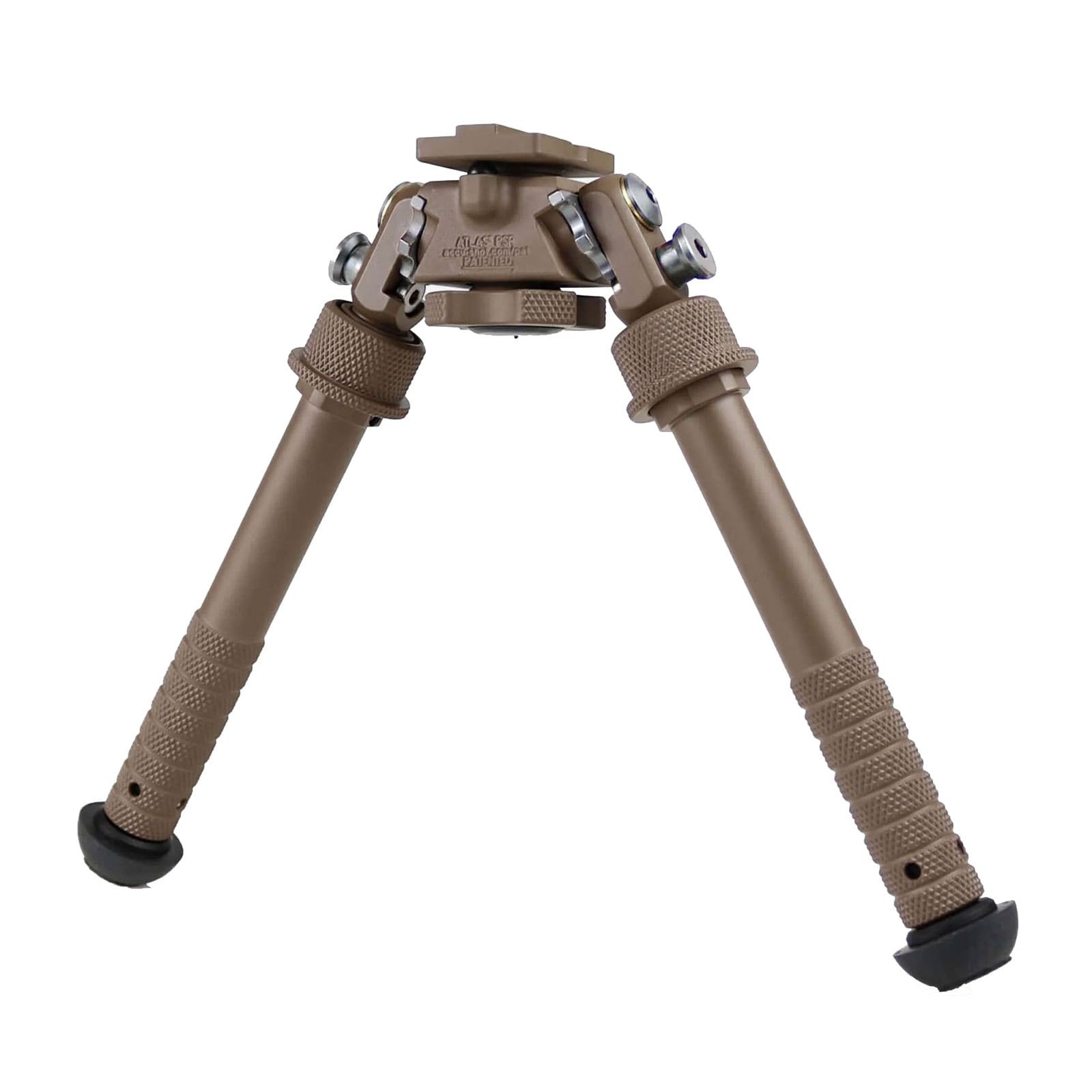 ACCUSHOT PSR Series Atlas Flat Dark Earth Bipod, No Clamp (BT46-NC-FDE)