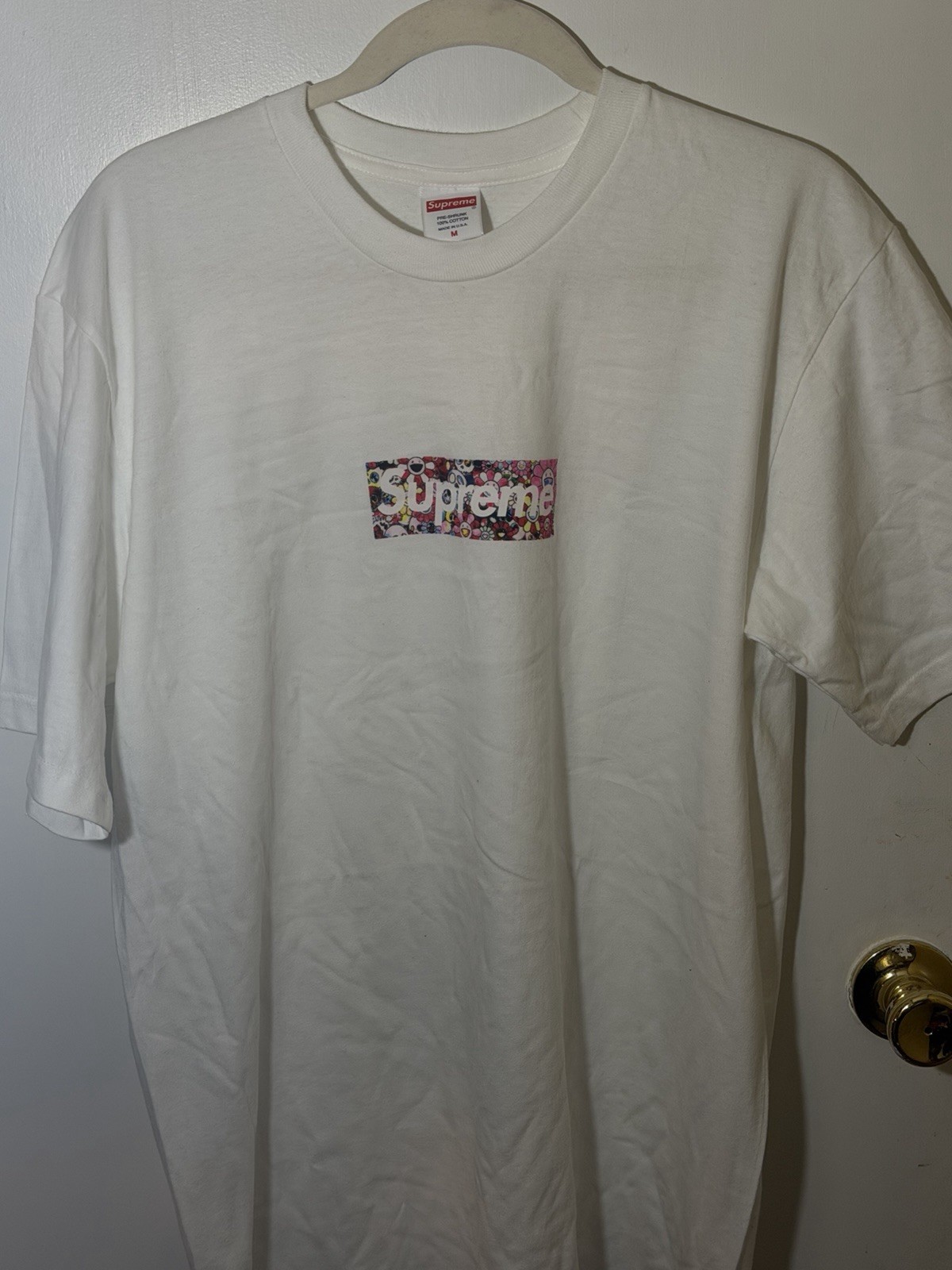 Supreme x Takashi Murakami COVID-19 Relief Box Logo Tee Brand New