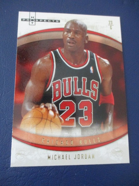 2007 07-08 Fleer Hot Prospects Michael Jordan #23, Chicago Bulls HOF MJ