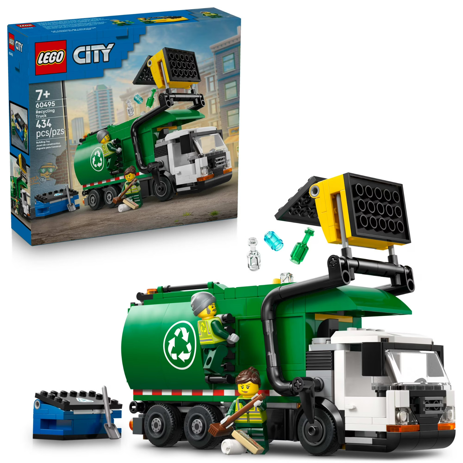 LEGO City Recycling Truck Toy - Building Set for Boys & Girls