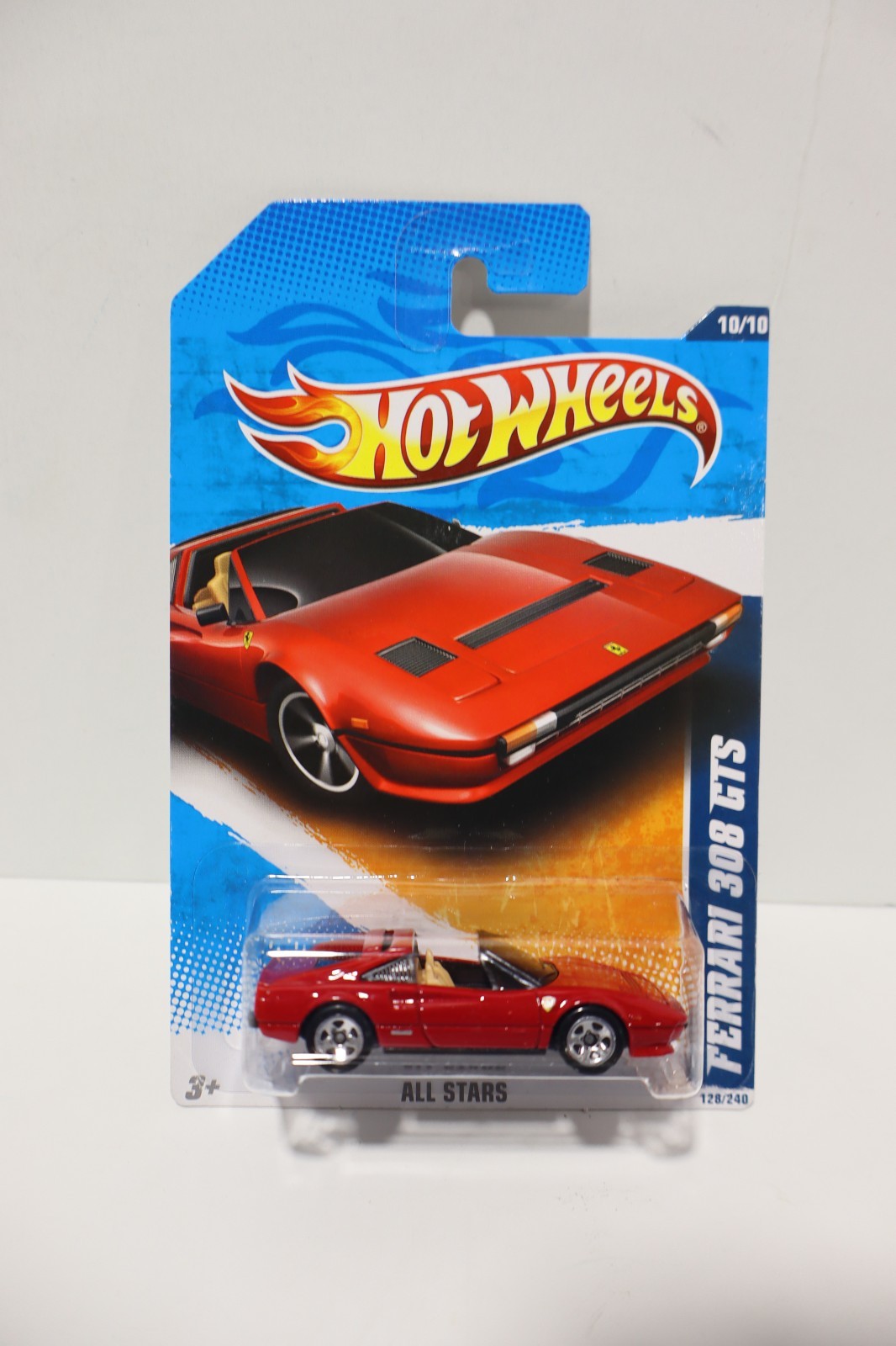 Hot Wheels All Stars 10/10 Ferrari 308 GTS Red With Tan Interior