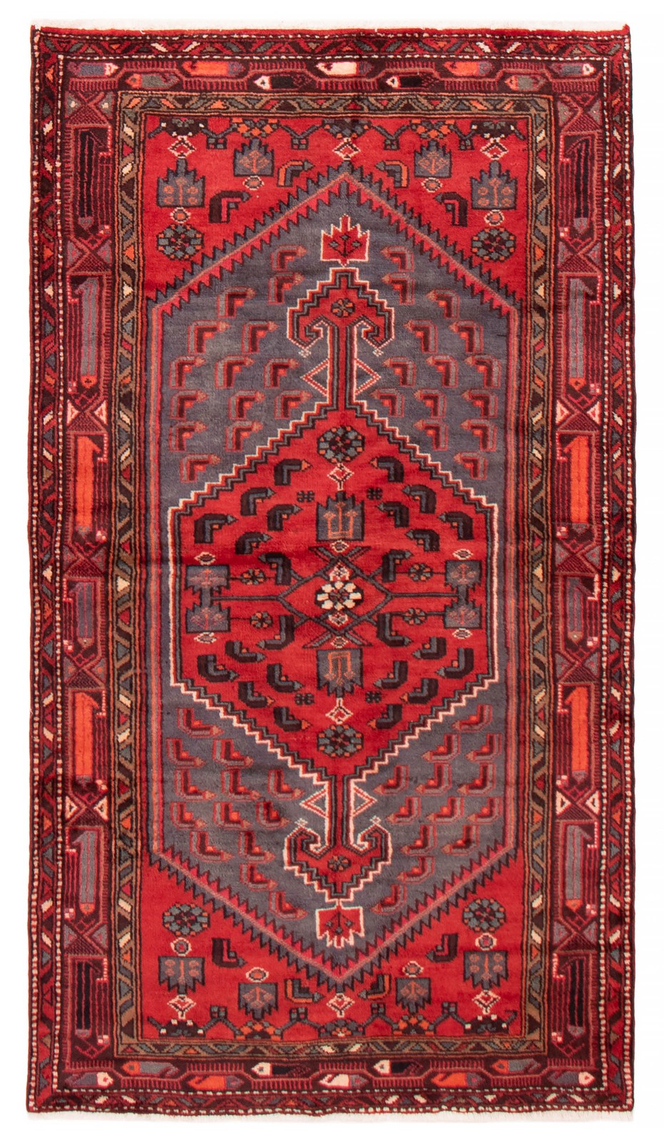 Vintage Hand-Knotted Area Rug 3\'11\