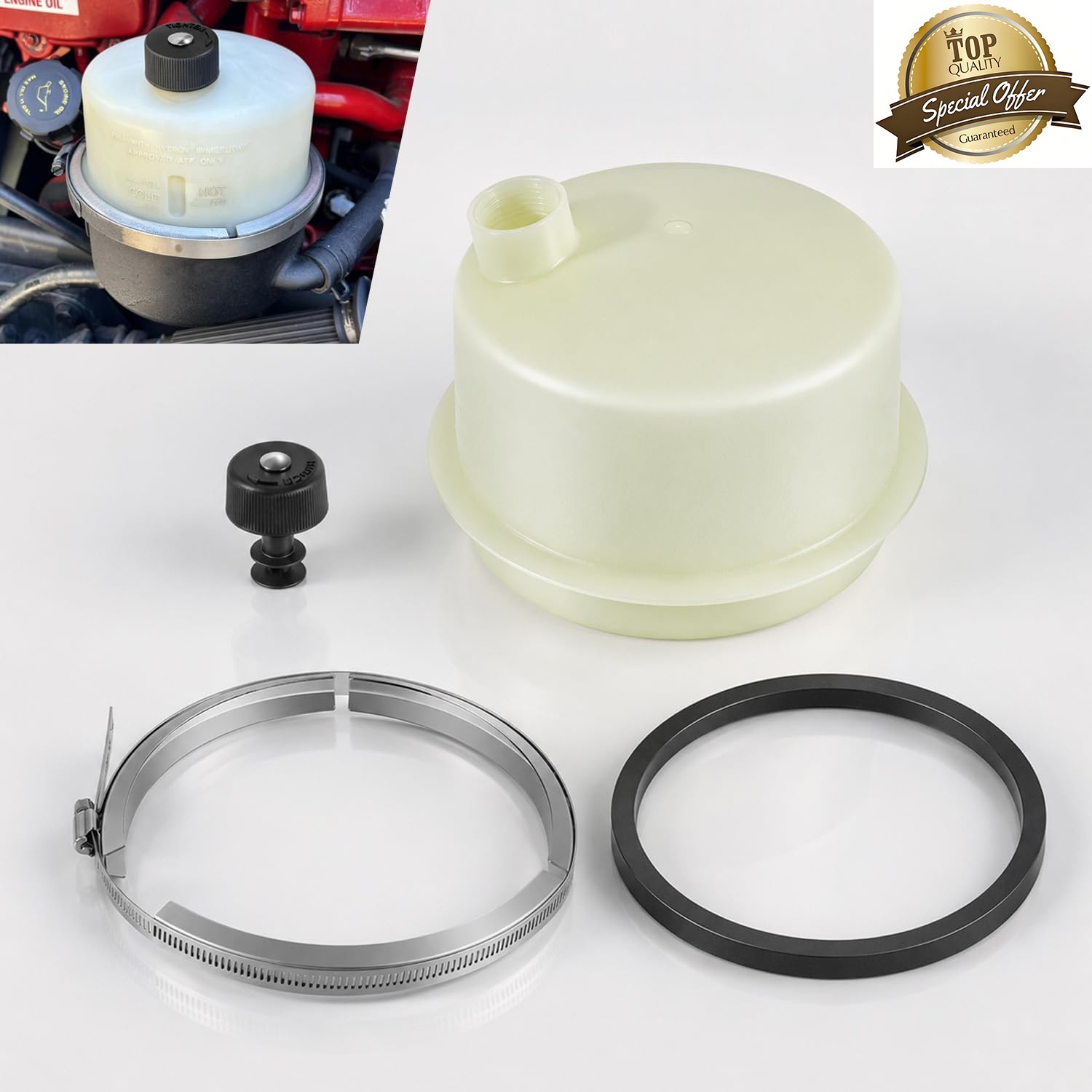 575.1078CK Power Steering Reservoir Cover Kit 575.1078, 575.1027, 575.1028