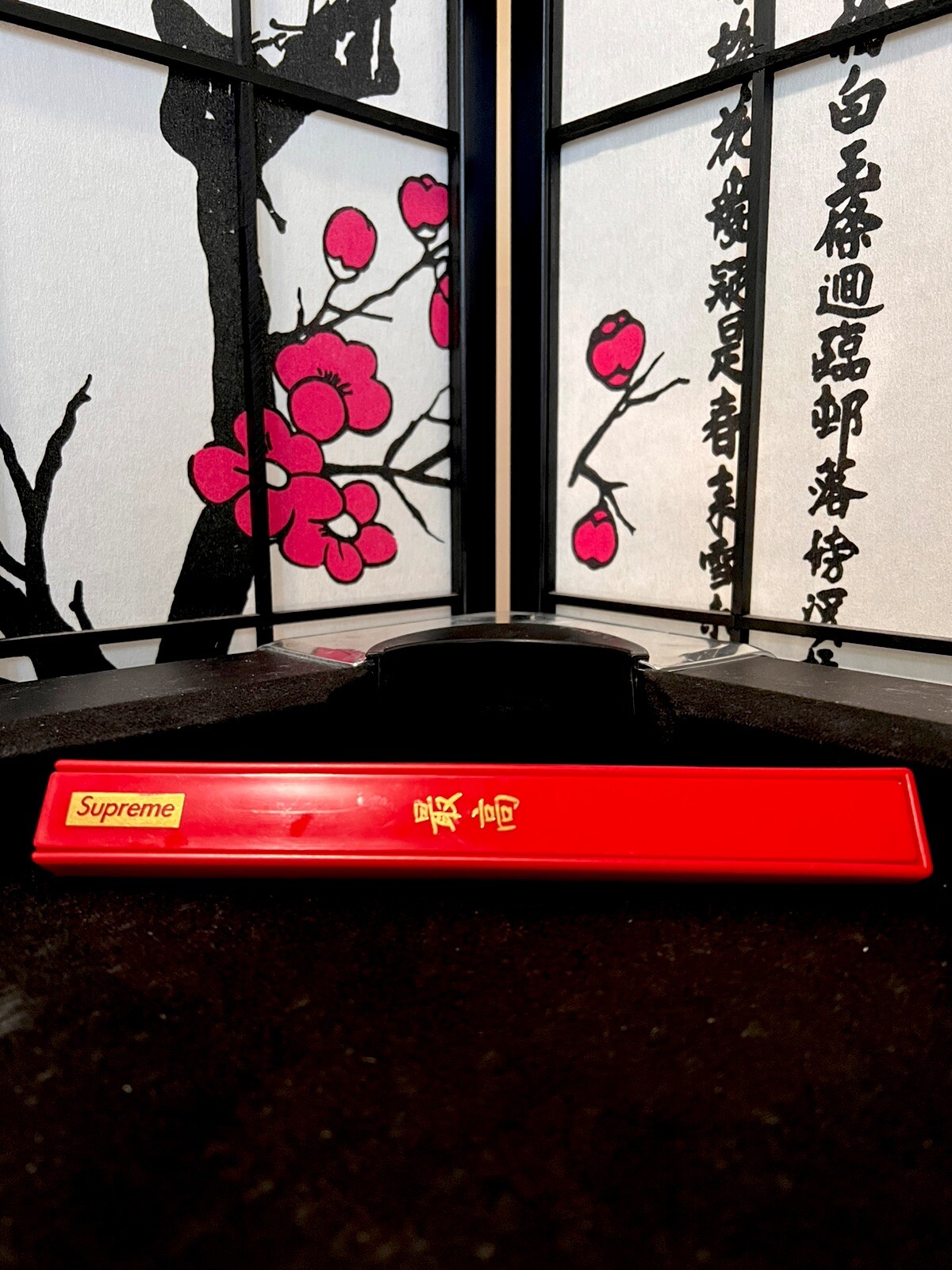 Supreme F/W 2017 Supreme Red Chopsticks Set Authentic