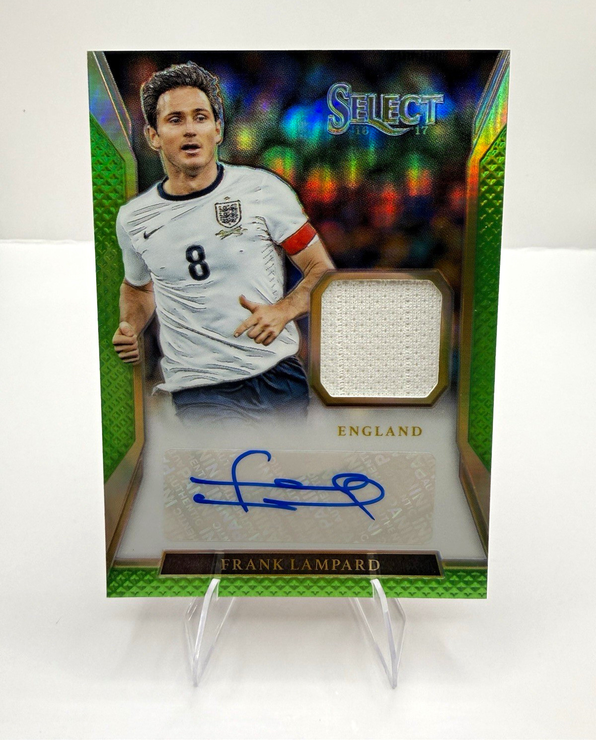 2016-17 PANINI SELECT FRANK LAMPARD AUTO PLAYER WORN PATCH / 35 2016-17 PANINI SELECT FRANK LAMPARD AUTO PLAYER WORN PATCH / 35