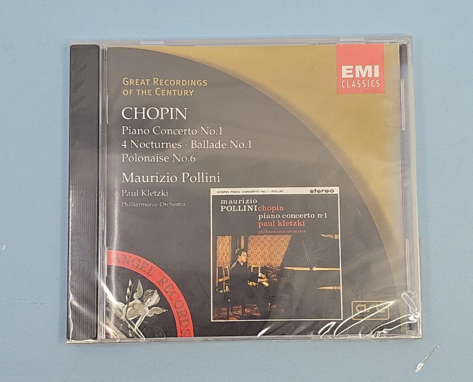 Chopin Piano Conerts No. 1 CD, Maurizio Pollini, Philharmonia Orchestra, 2001