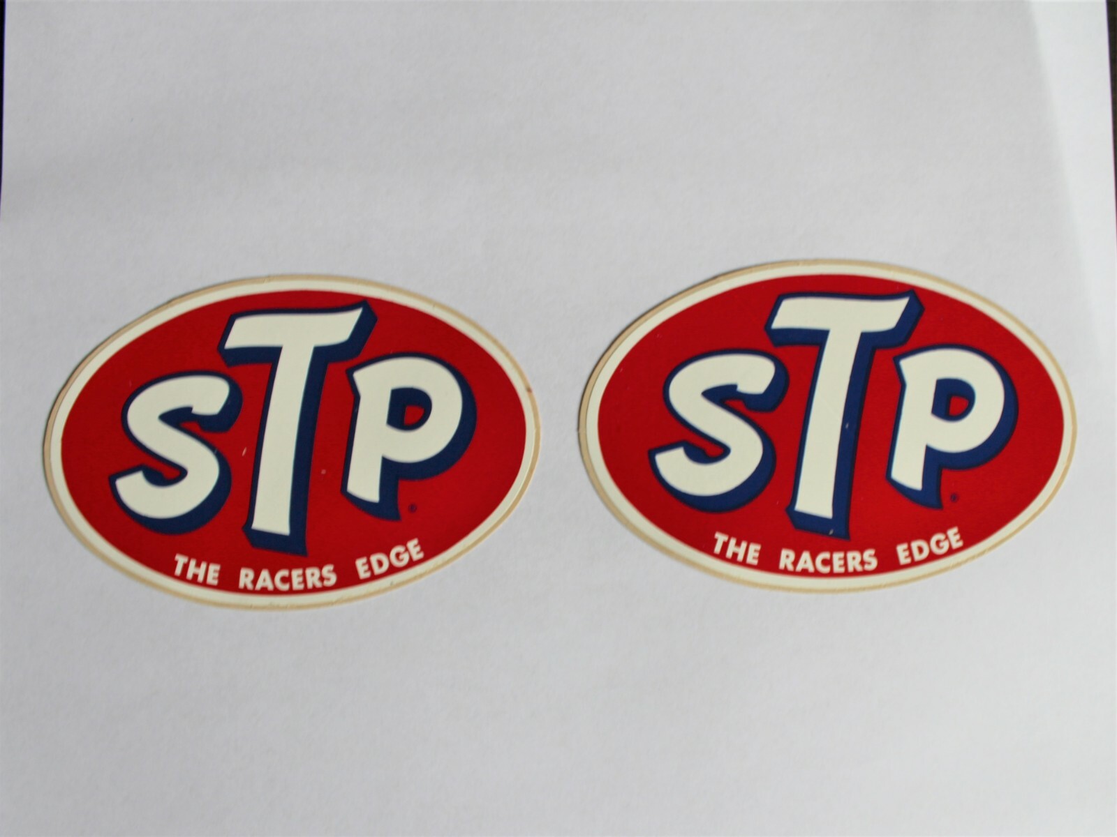 1968 STP 2 VINTAGE ORIGINAL THE RACERS EDGE STICKERS DECALS NASCAR NHRA 4-3/4\
