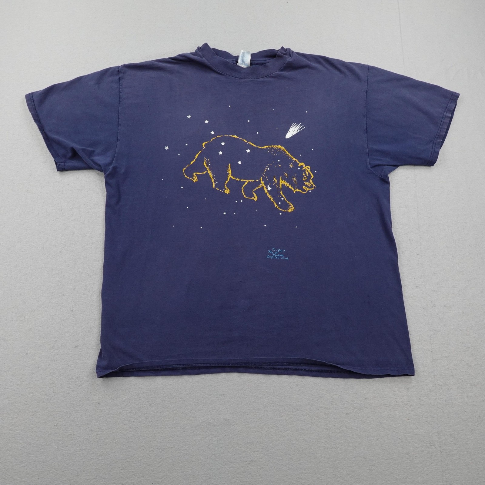 Vintage Cal Golden Bears Shirt 2XL Blue Fight For California Constellation 90s