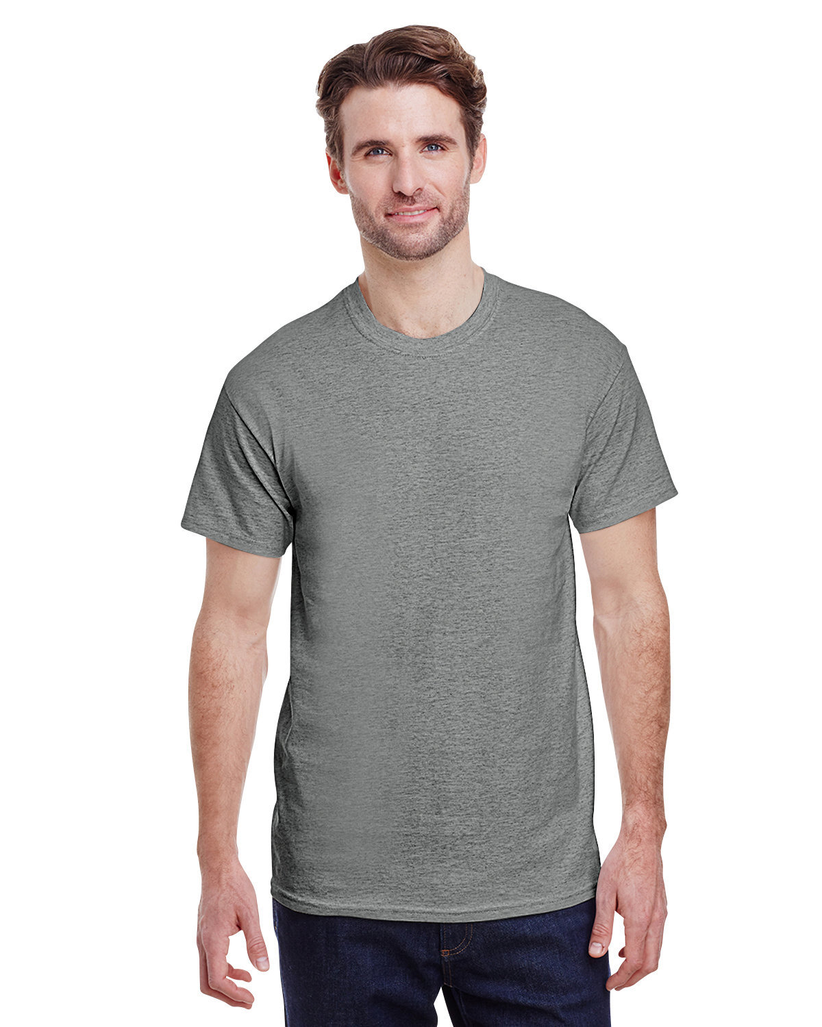 2 Pack Of Gildan Adult Heavy Cotton Stylish T Shirt Casual Plain T-Shirt - G500 2 Pack Of Gildan Adult Heavy Cotton Stylish T Shirt Casual Plain T-Shirt - G500