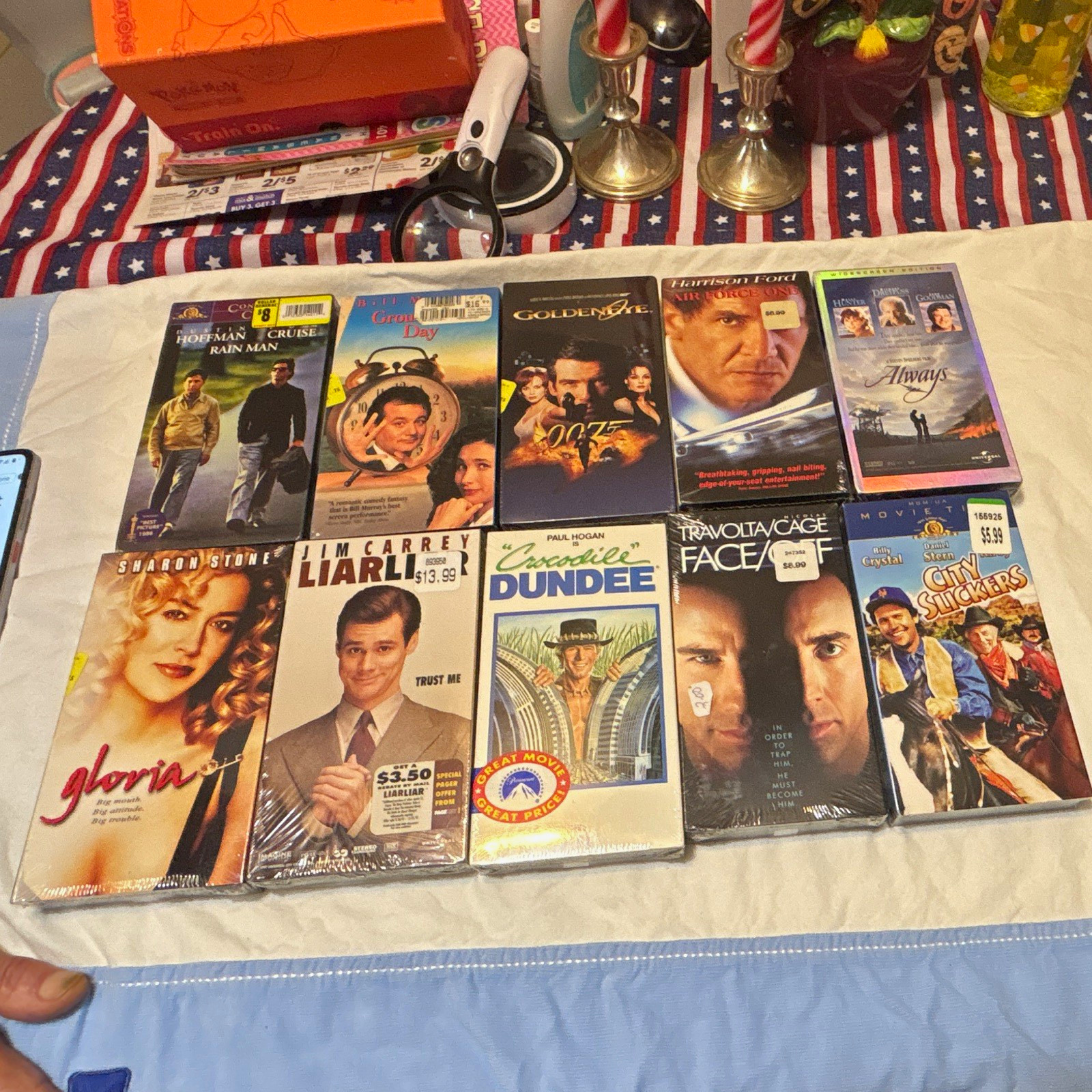 Mixed Lot DVD Movies - Shania, Sling Blade, Face/Off, Crocodile Dundee, 007