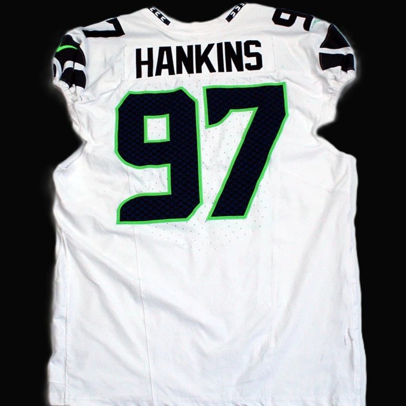 Johnathan Hankins GAME WORN💪12/1/24 PHOTO MATCHED📸 Seahawks NFL Jersey vs Jets