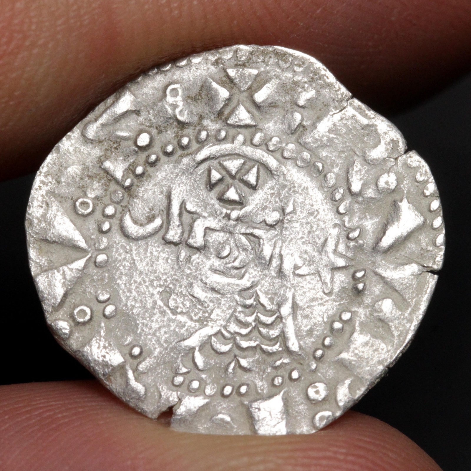 Prince Bohemond III Silver Coin Antioch Denier 1163AD Crusader States Crusades