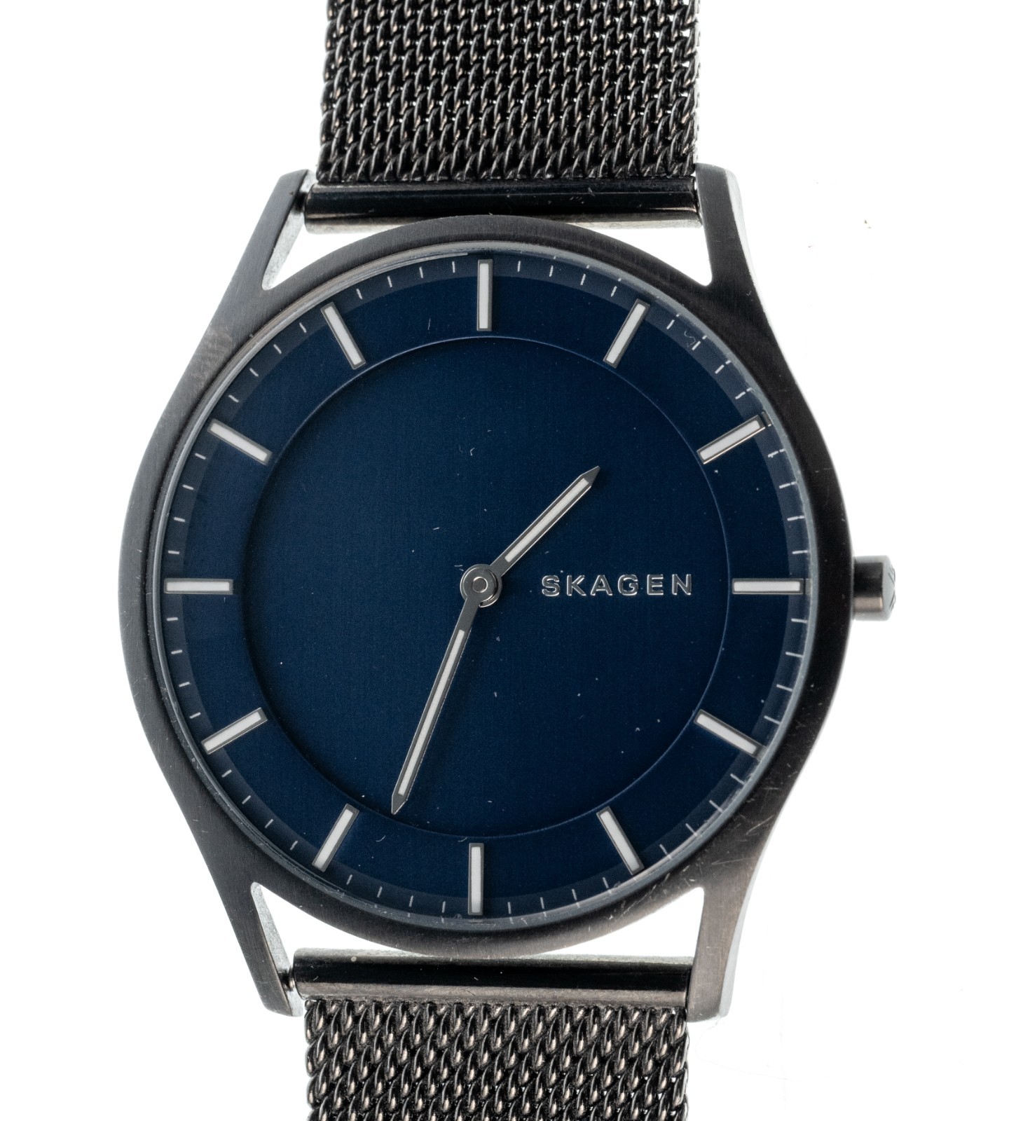 Skagen Holst SKW6223 Stainless Steel Navy / Grey Adjustable Mesh Band 9\