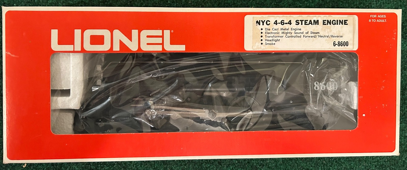 Lionel 6-8600 NYC 4-6-4 Die Cast Steam Engine - New In Box