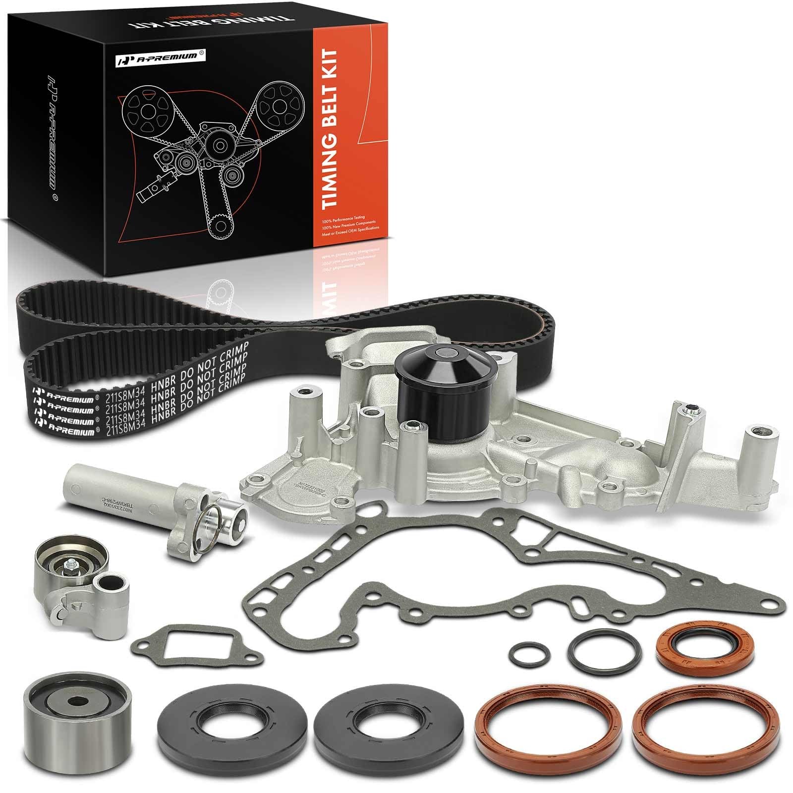 A-Premium Engine Timing Belt Kit with Water Pump