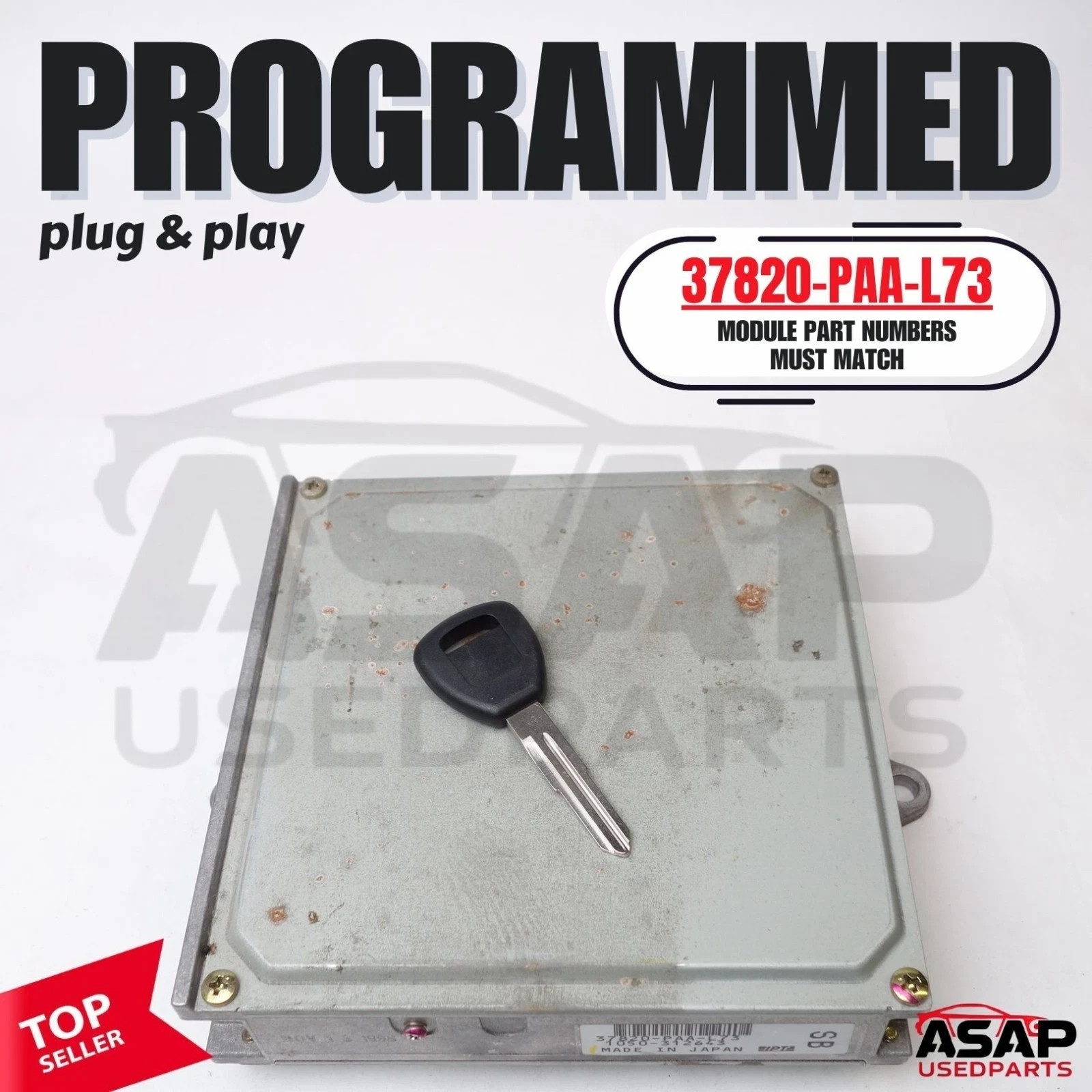 37820-PAA-L73 Honda Accord 2000-2002 2.3L Engine Computer Plug N Go..